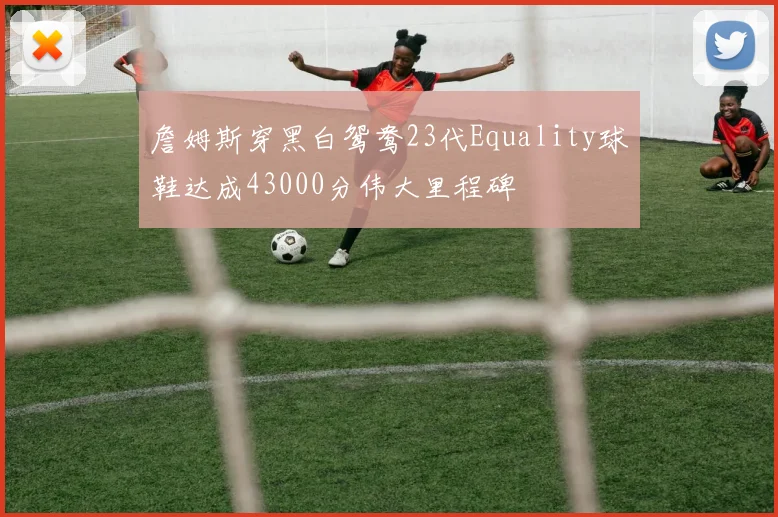 詹姆斯穿黑白鸳鸯23代Equality球鞋达成43000分伟大里程碑